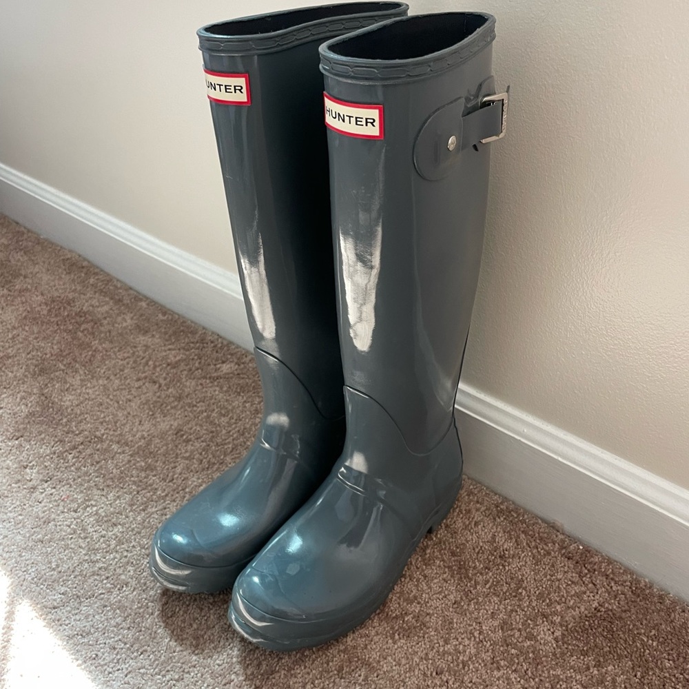 Gray Hunter Boots. - Picture 3 of 6